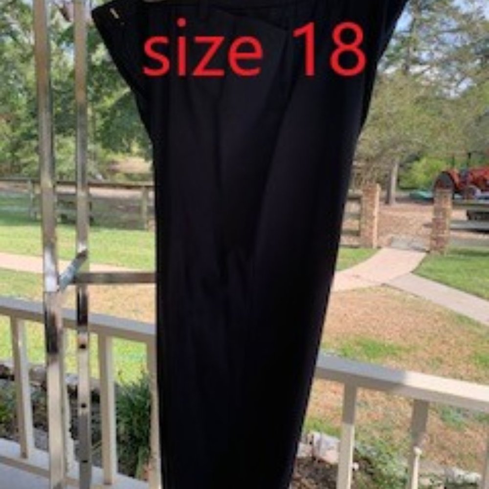 Liz & Me  retro pants. Black. Size:18